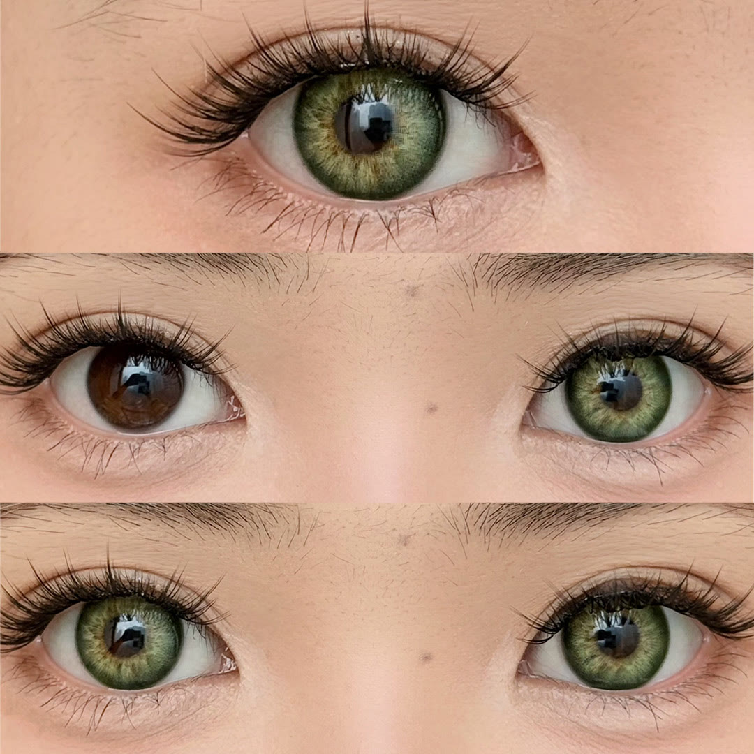 MYEYEBB Dew Green Colored Contact Lenses - image 3