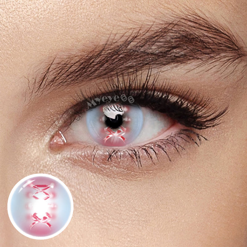 MYEYEBB Puppet Veil Pink Cosplay Colored Contact Lenses - Puppet Veil Pink - 0.00 - MX16-7 - image 1