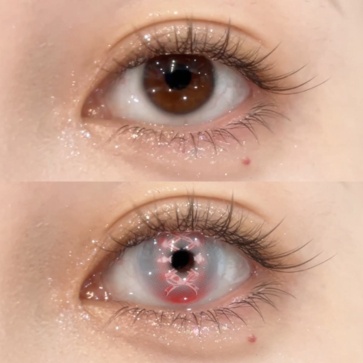MYEYEBB Puppet Veil Pink Cosplay Colored Contact Lenses - image 2