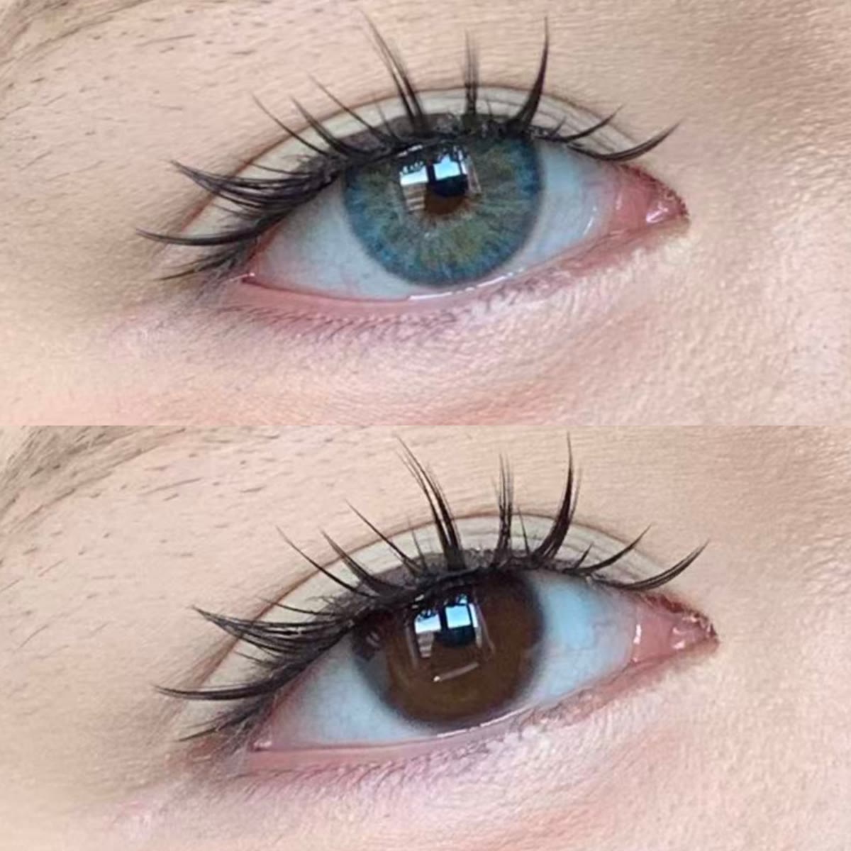 MYEYEBB Petite Iris Blue Prescription Colored Contact Lenses丨Monthly - image 2