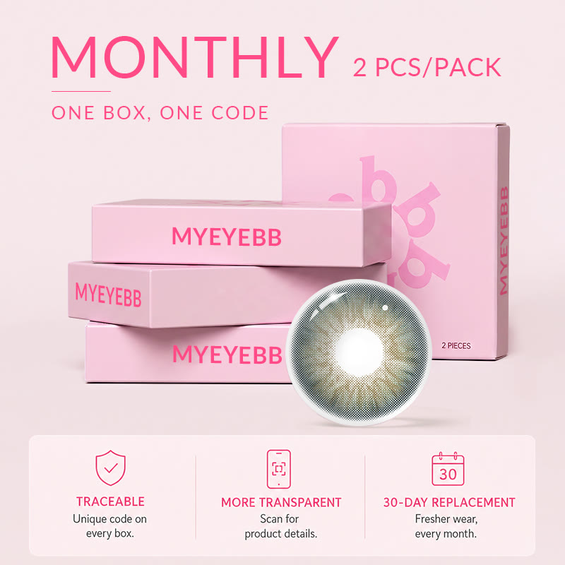 MYEYEBB Mystic Green Prescription Colored Contact Lenses丨Monthly - image 3