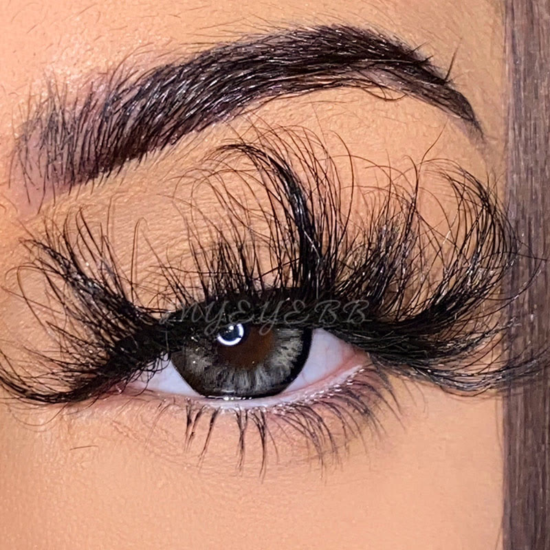 MYEYEBB Pearlescent Black Prescription Colored Contact Lenses - image 3