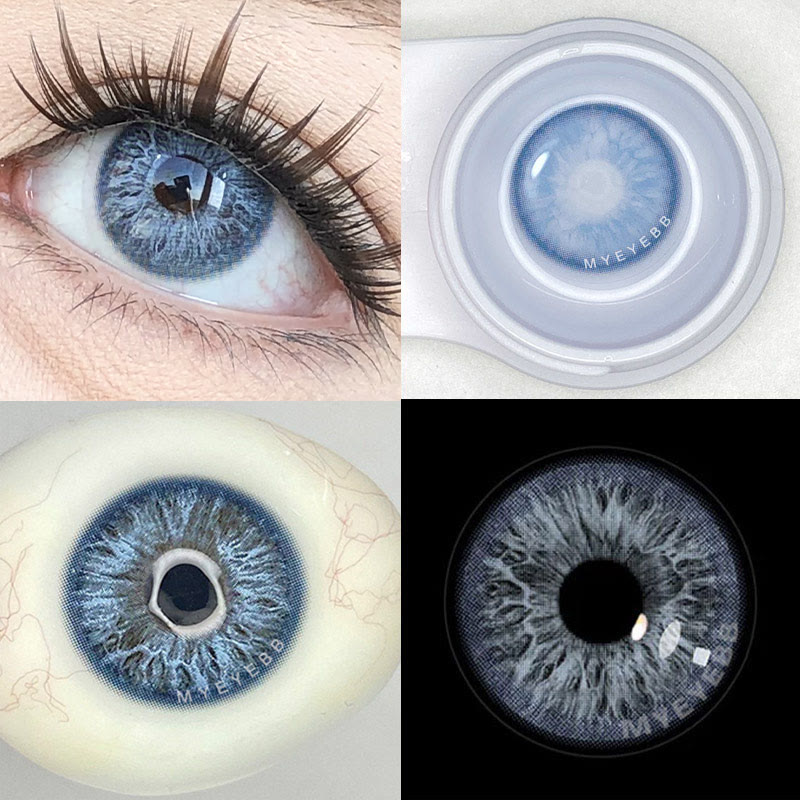 MYEYEBB Nordic DNA Blue Prescription Colored Contact Lenses - image 4