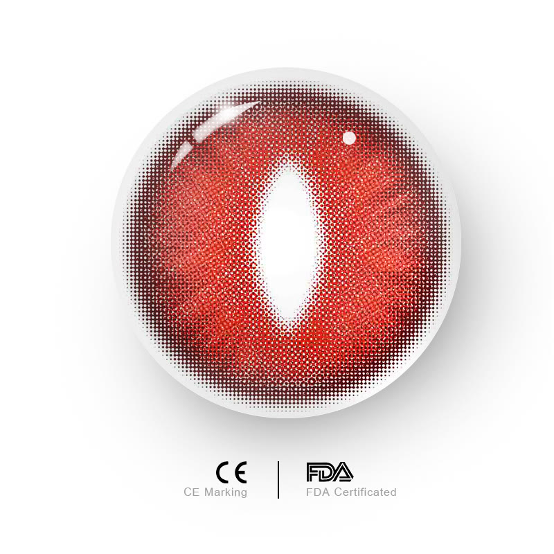 MYEYEBB Dragon Eye Red Cosplay Colored Contact Lenses丨1 Day - image 9