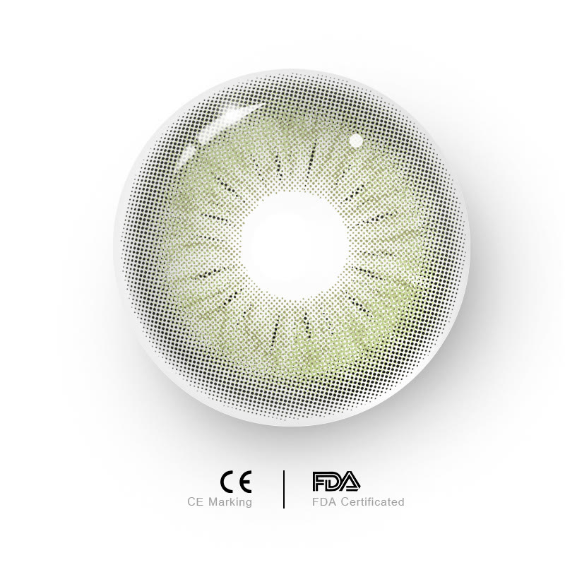 MYEYEBB Glacier Ash Green Colored Contact Lenses - image 7