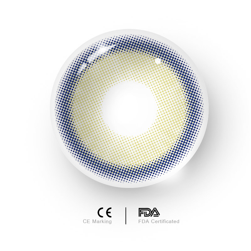 MYEYEBB Neala Yellow Brown Prescription Colored Contact Lenses - image 5