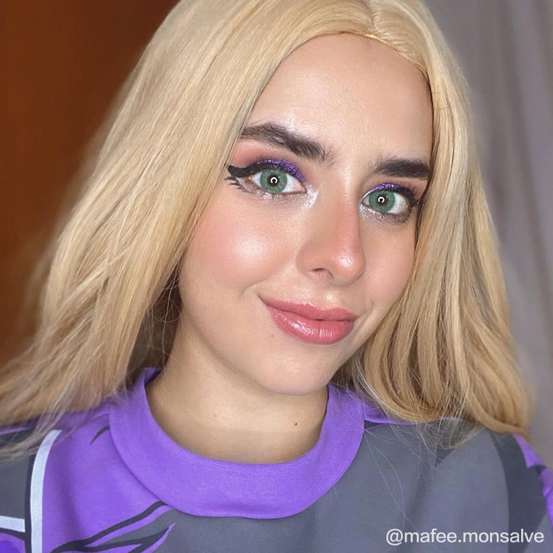 MYEYEBB Eros Green Prescription Colored Contact Lenses - image 4