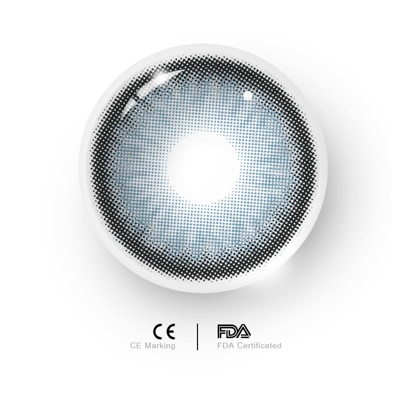 MYEYEBB Norko Blue Prescription Colored Contact Lenses - image 8