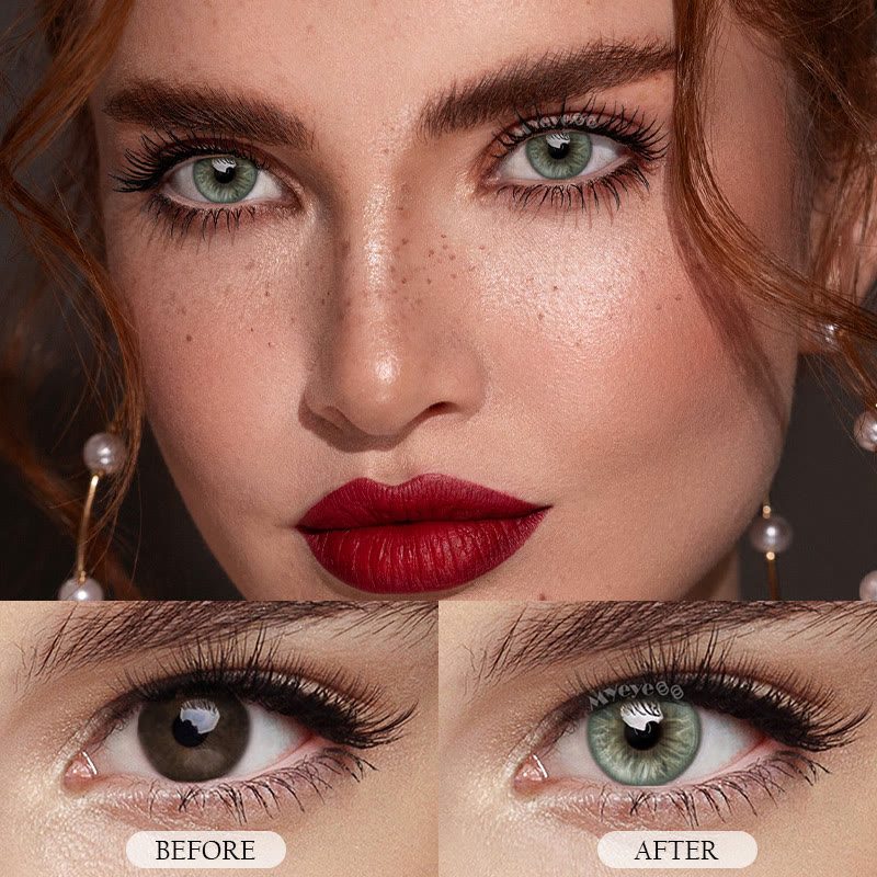 MYEYEBB Abyssal Green Prescription Colored Contact Lenses - image 5