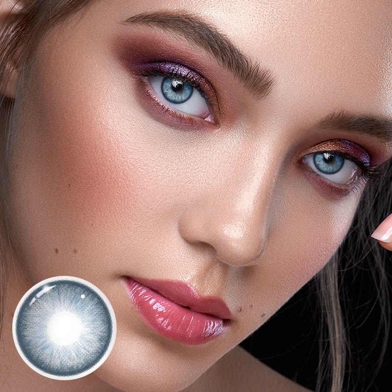 MYEYEBB Barbie Taylor Blue Prescription Colored Contact Lenses - image 12