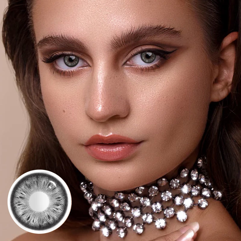 MYEYEBB Cocoa Black Prescription Colored Contact Lenses - image 2