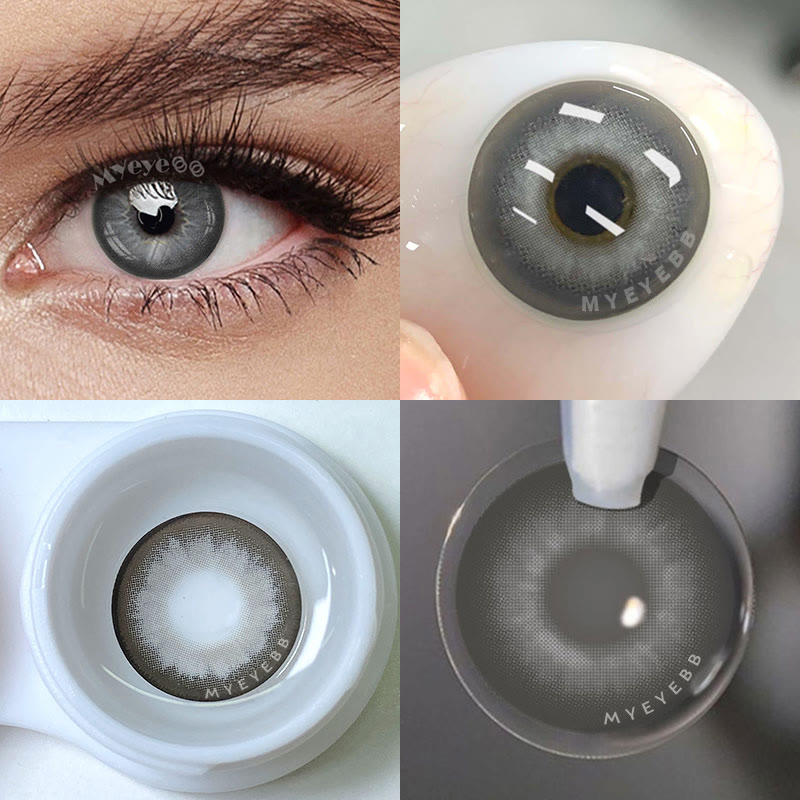MYEYEBB Dolly Grey Prescription Colored Contact Lenses - image 4