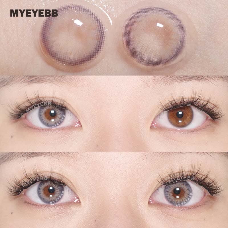 MYEYEBB DNA II Violet Prescription Colored Contact Lenses - image 2