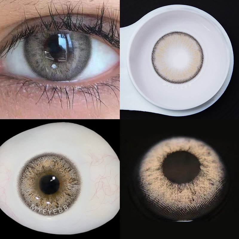 MYEYEBB Moonbeam II Cow Boy Brown Prescription Colored Contact Lenses - image 6