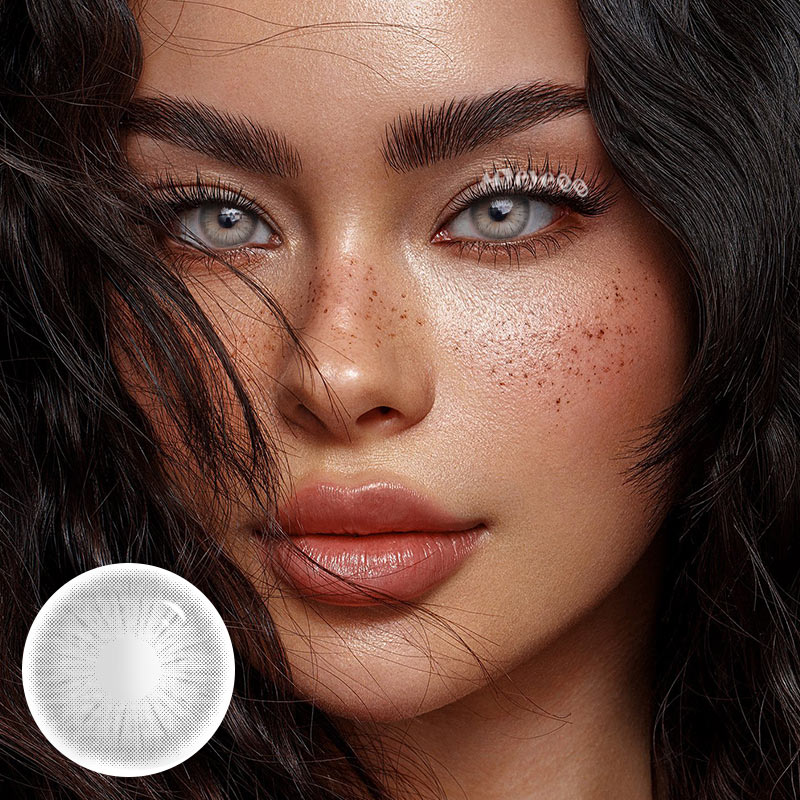 MYEYEBB Rome Times Grey Prescription Colored Contact Lenses - image 2