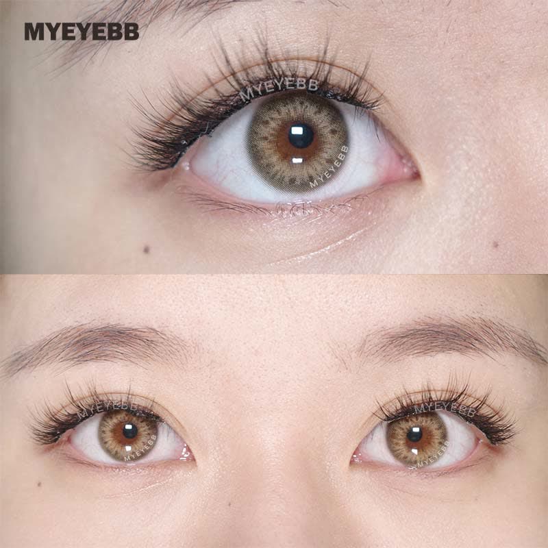 MYEYEBB DNA II Brown Prescription Colored Contact Lenses - image 2