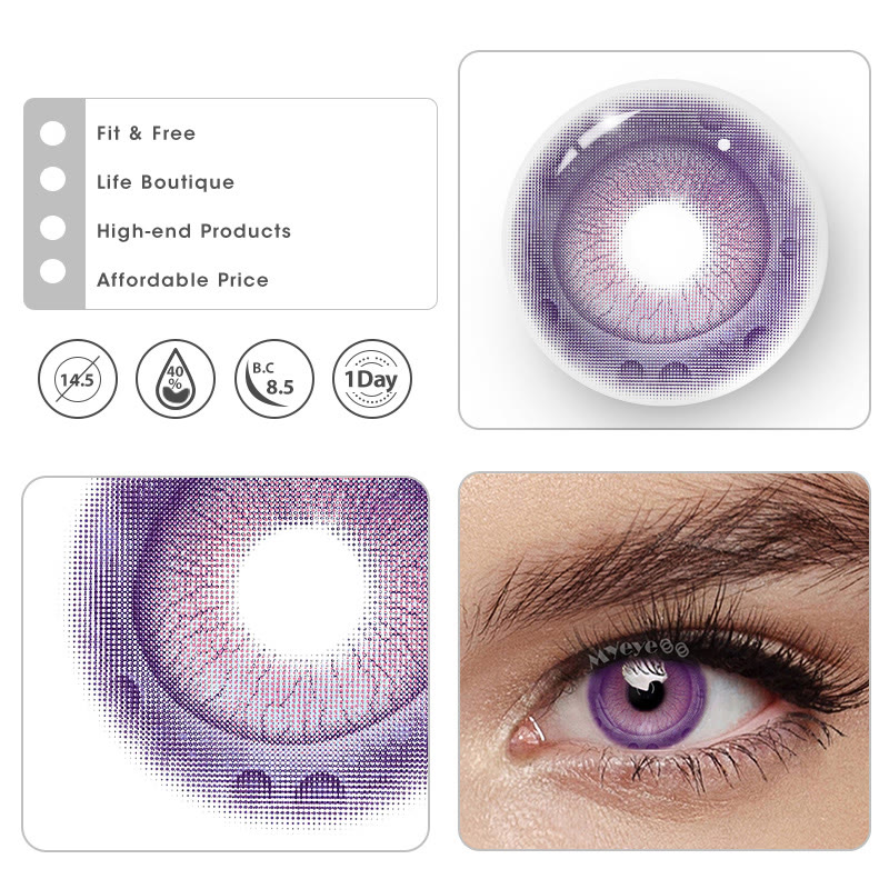 MYEYEBB Mythic Eye Violet Cosplay Colored Contact Lenses丨1 Day - image 5