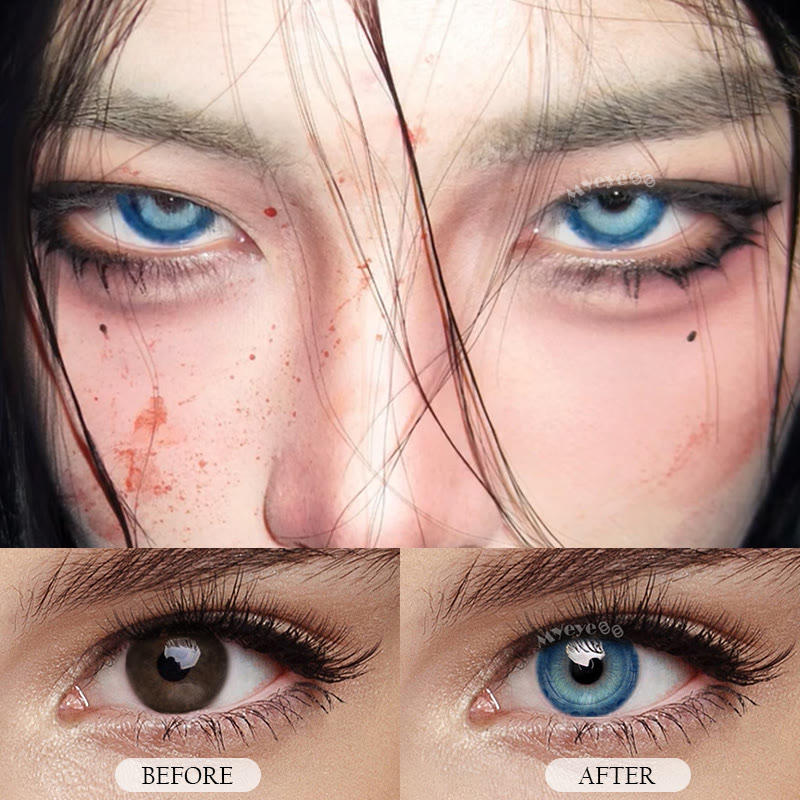 MYEYEBB Mythic Eye Blue Cosplay Colored Contact Lenses丨1 Day - image 4