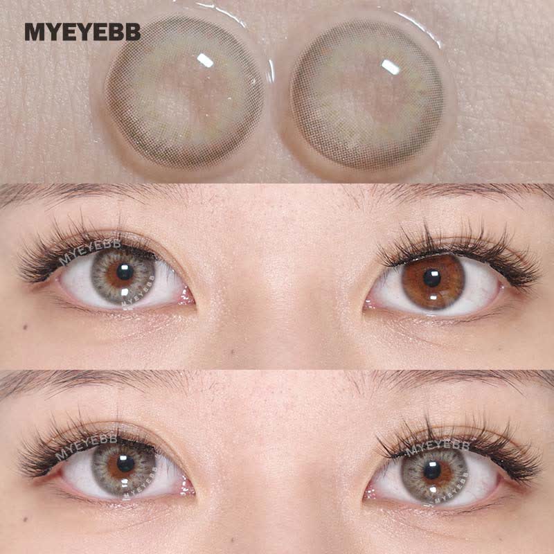 MYEYEBB DNA Taylor II Green Prescription Colored Contact Lenses - image 3