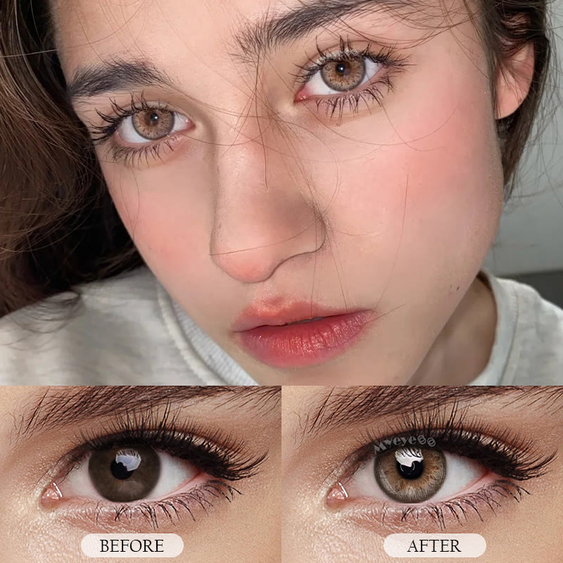 MYEYEBB Tyrande Brown Prescription Colored Contact Lenses - image 15