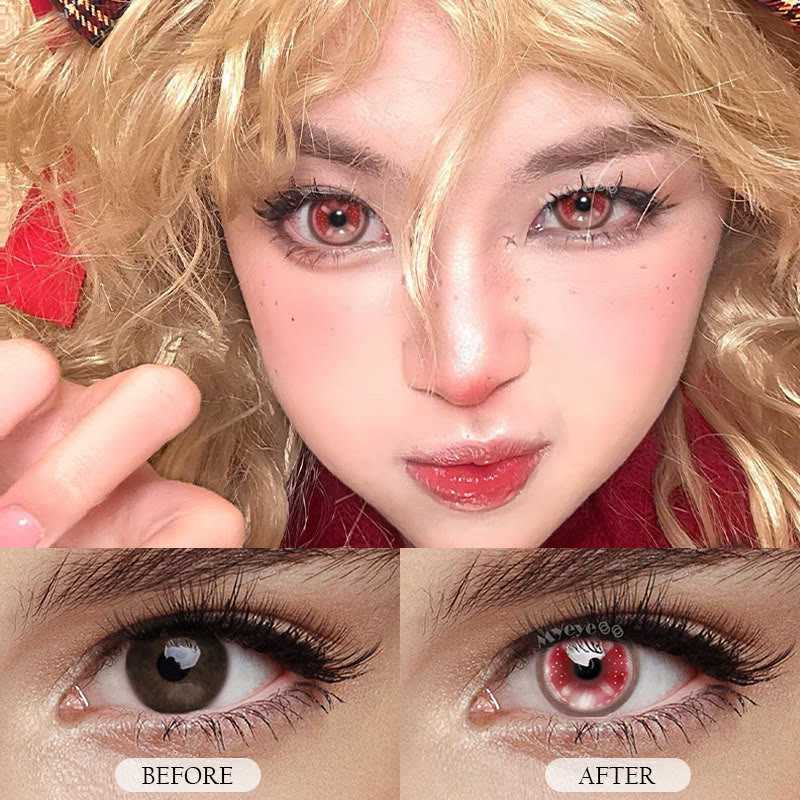 MYEYEBB Stitch Button Pink Cosplay Colored Contact Lenses丨1 Day - image 7