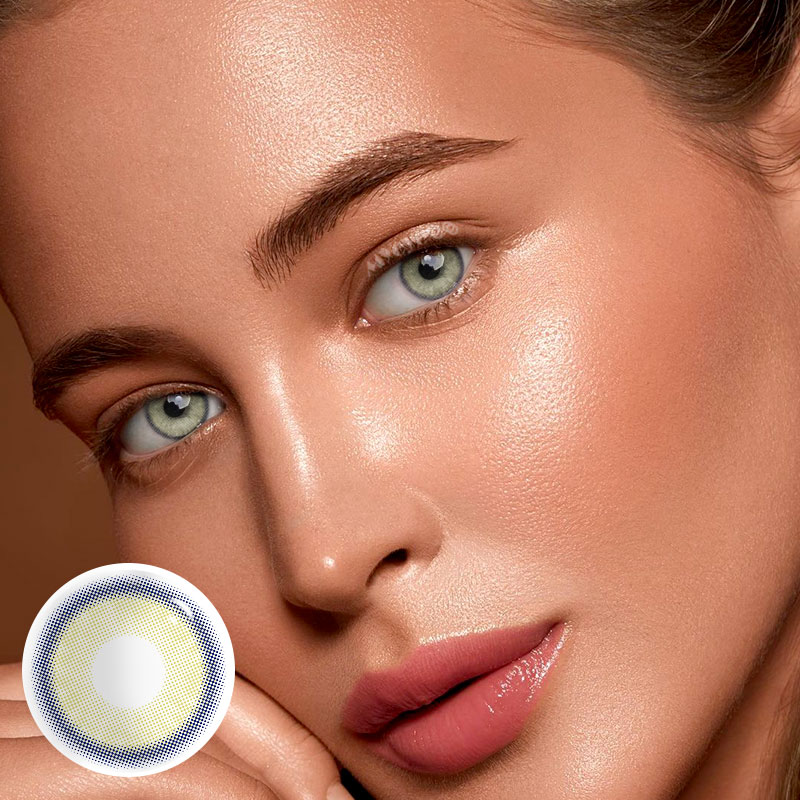 MYEYEBB Neala Yellow Brown Prescription Colored Contact Lenses - image 6