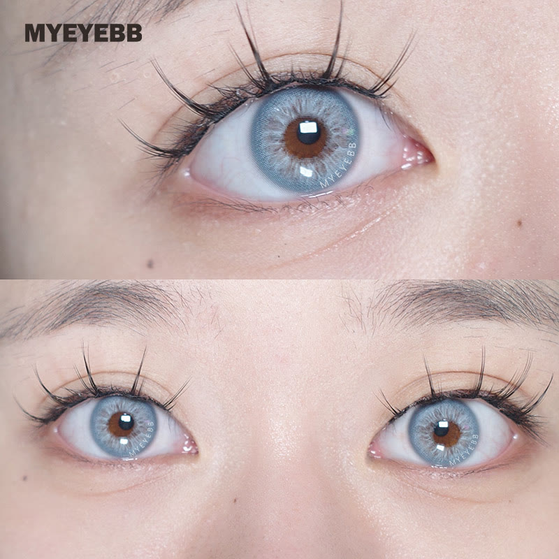 MYEYEBB Unspoken Mirage Blue Prescription Colored Contact Lenses - image 12