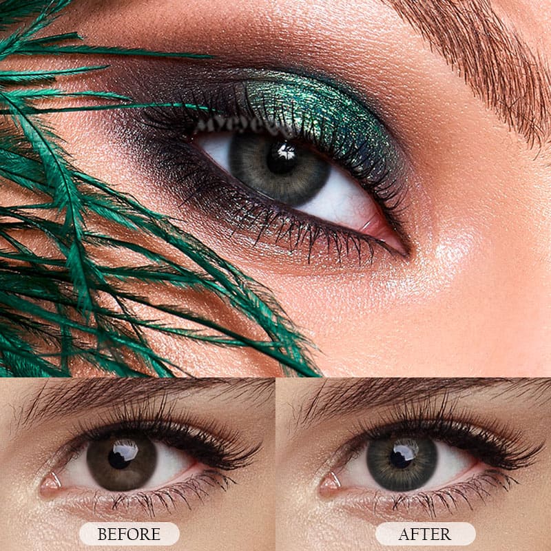 MYEYEBB New York III Black Prescription Colored Contact Lenses - image 7