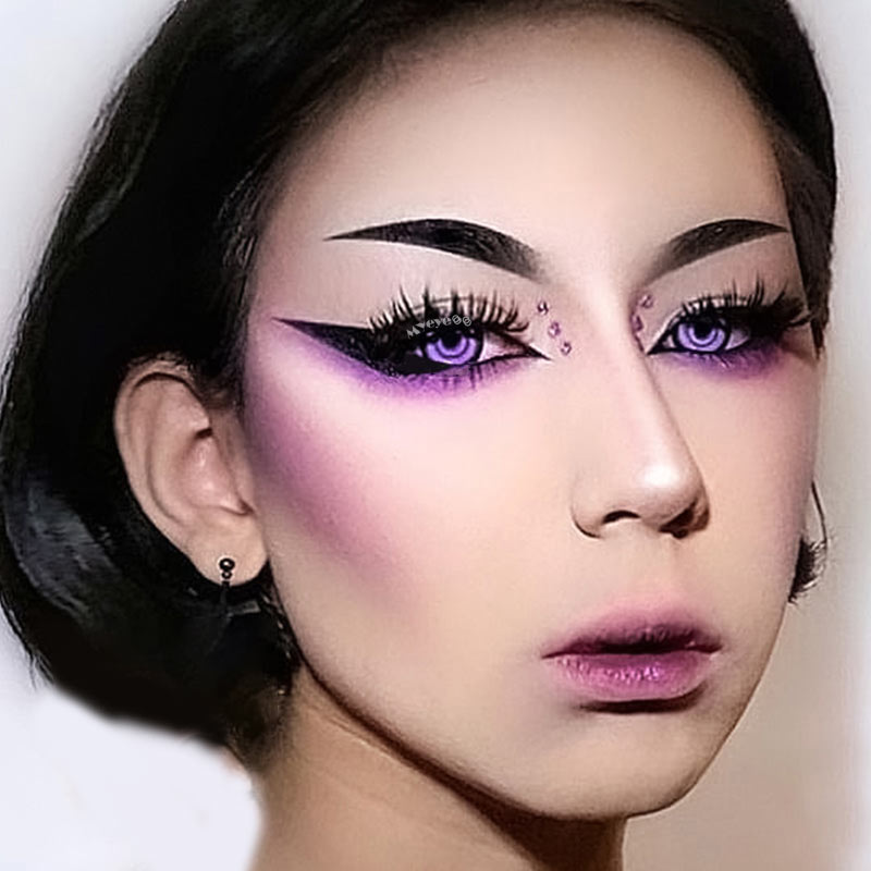 MYEYEBB Blind Sakuya Prescription Cosplay Colored Contact Lenses - image 11