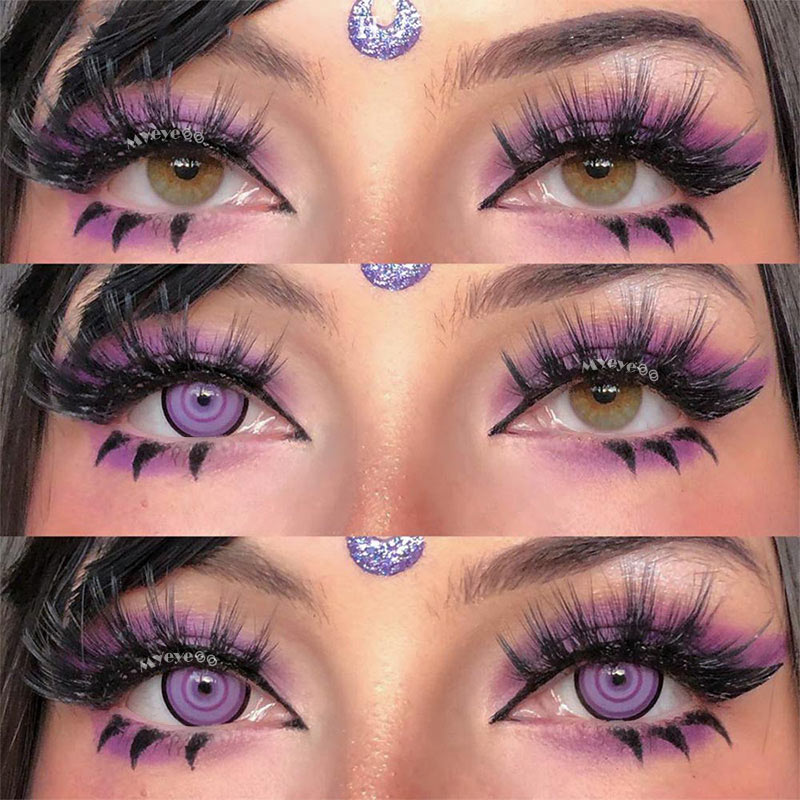 MYEYEBB Blind Sakuya Prescription Cosplay Colored Contact Lenses - image 13