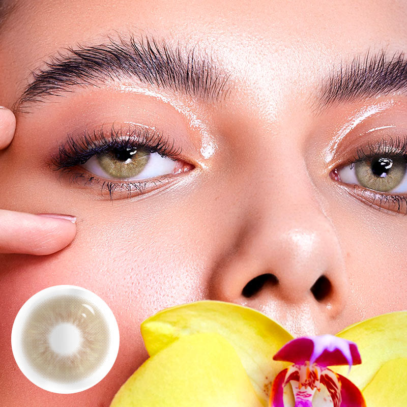 MYEYEBB Sin Brown Prescription Colored Contact Lenses - image 2