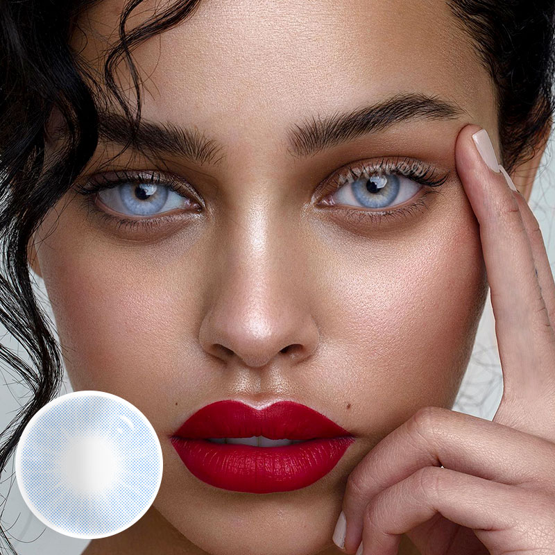 MYEYEBB Hid II Azul Prescription Colored Contact Lenses - image 2