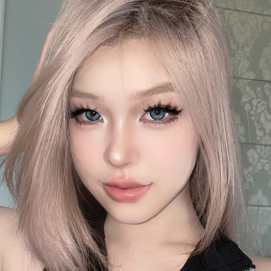 MYEYEBB Barbie Taylor Blue Prescription Colored Contact Lenses - image 6