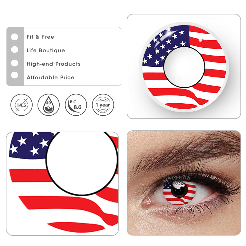 MYEYEBB USA Prescription Cosplay Colored Contact Lenses - image 4