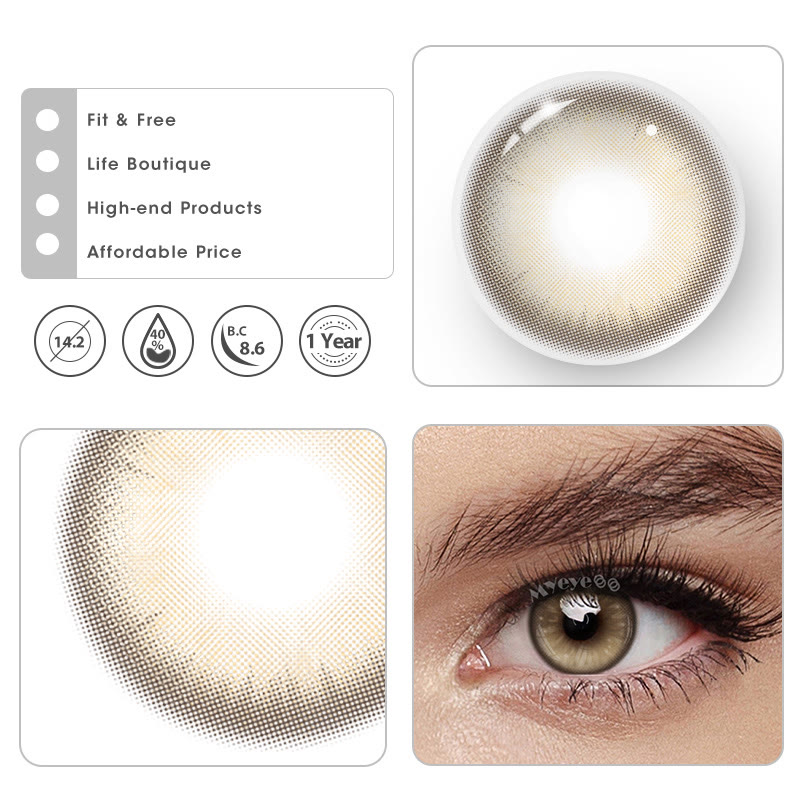 MYEYEBB Native Brown Colored Contact Lenses - image 7