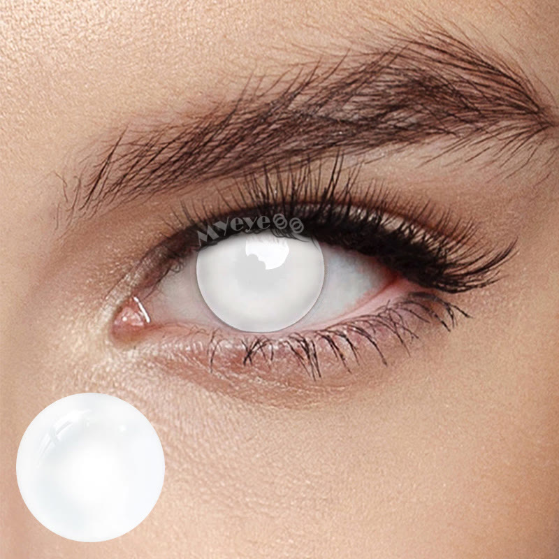 MYEYEBB Blind Mini Sclera White Out Cosplay Colored Contact Lenses - image 15