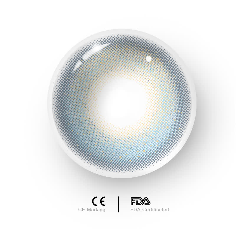 MYEYEBB Dream Bubble Blue Prescription Colored Contact Lenses - image 7