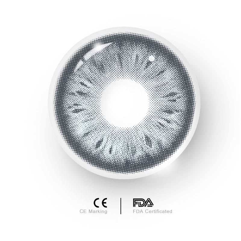 MYEYEBB Cocoa Blue Prescription Colored Contact Lenses - image 7