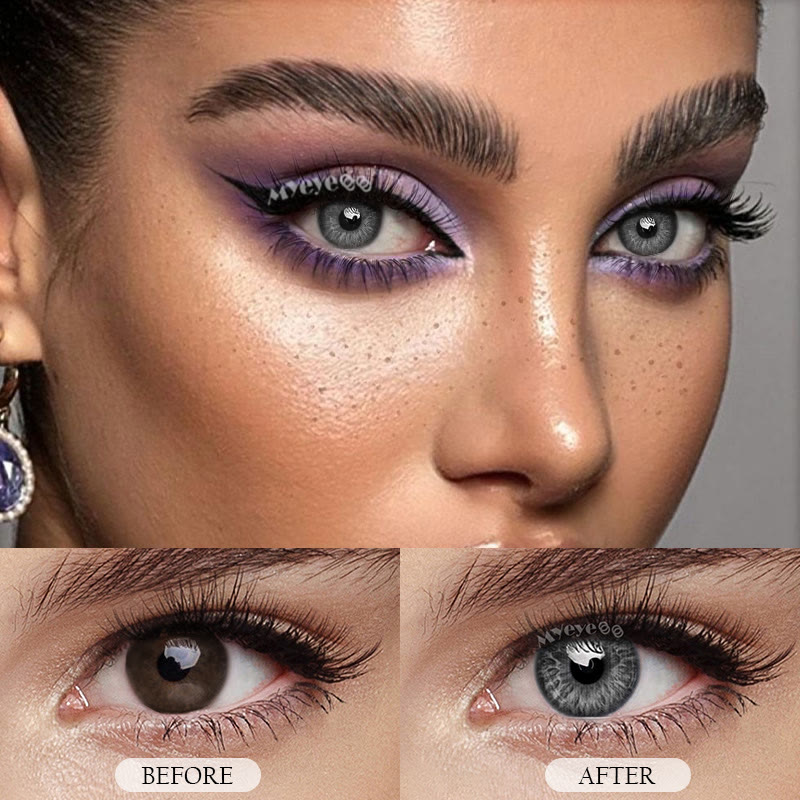 MYEYEBB Nordic DNA Grey Prescription Colored Contact Lenses - image 6