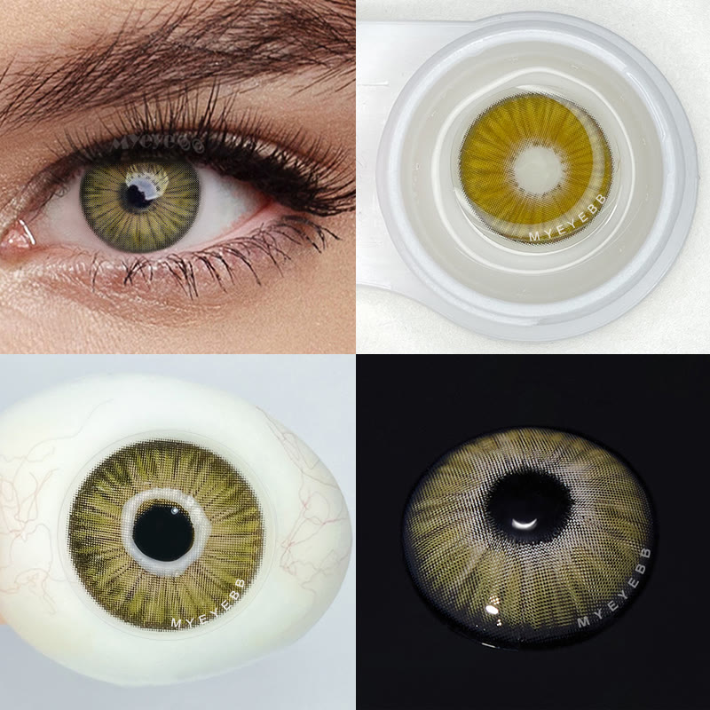 MYEYEBB New York II Appeal Grey Brown Prescription Colored Contact Lenses - image 6