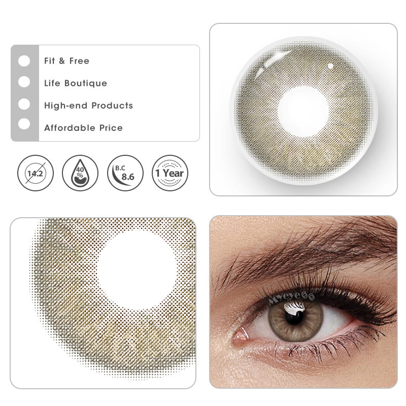 MYEYEBB Genetic Brown Colored Contact Lenses - image 7