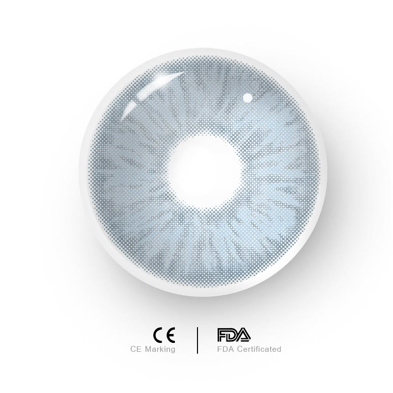MYEYEBB Glacier Blue Prescription Colored Contact Lenses - image 8