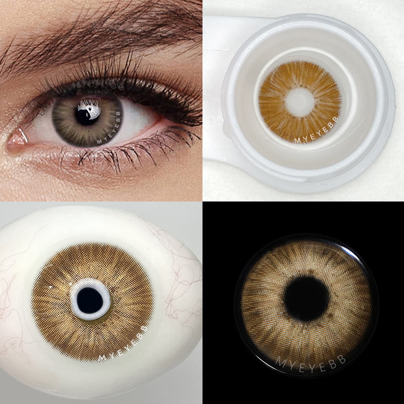 MYEYEBB New York III Brown Prescription Colored Contact Lenses - image 7