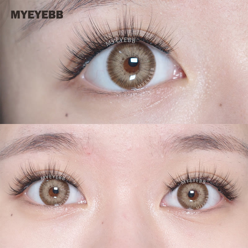 MYEYEBB New York III Brown Prescription Colored Contact Lenses - image 5