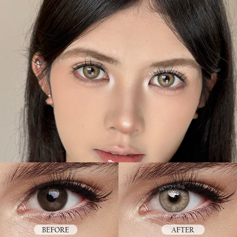 MYEYEBB Foxy Brown Colored Contact Lenses - image 7