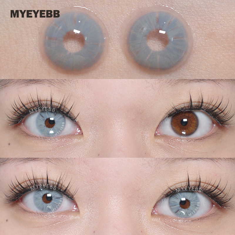 MYEYEBB Meta Blue Prescription Colored Contact Lenses - image 6