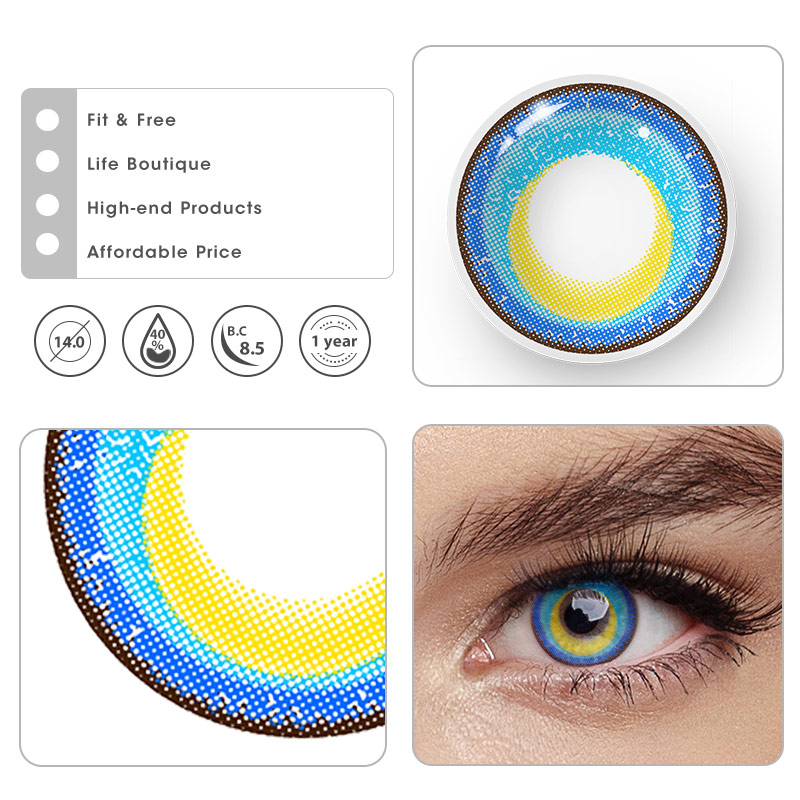 MYEYEBB Sword Dance Prescription Cosplay Colored Contact Lenses - image 5