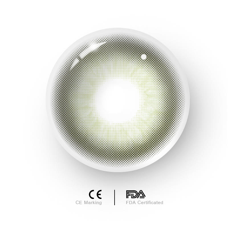 MYEYEBB Unspoken Mirage Oliver Green Prescription Colored Contact Lenses - image 5