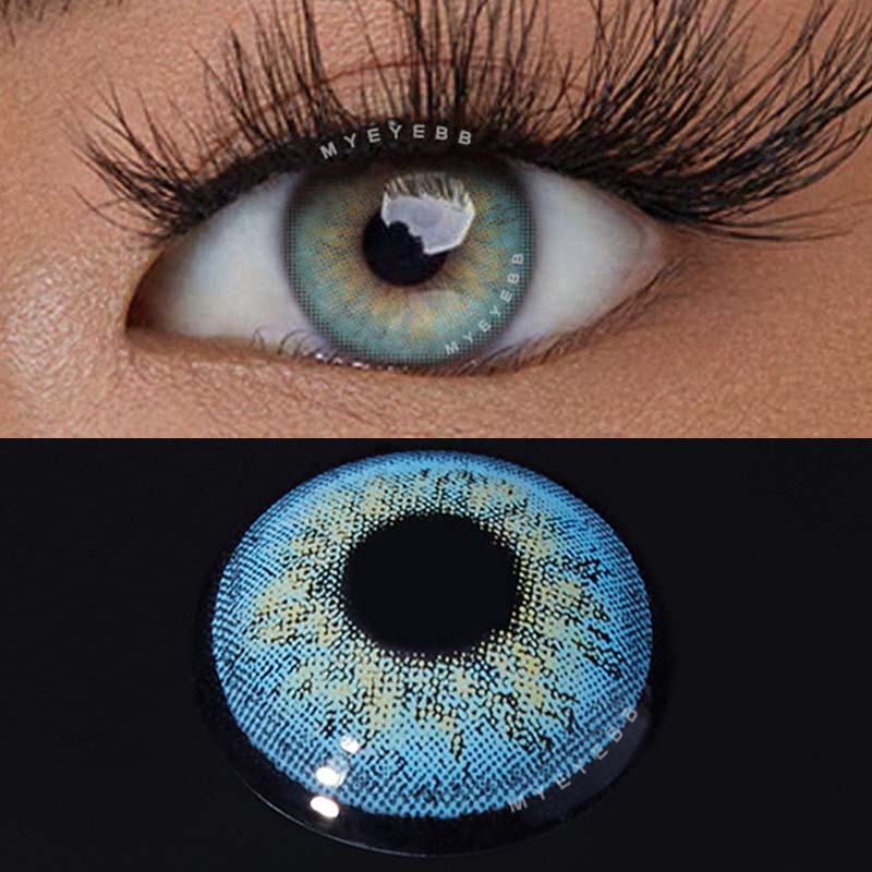 MYEYEBB Russian Girl Blue Prescription Colored Contact Lenses - image 6