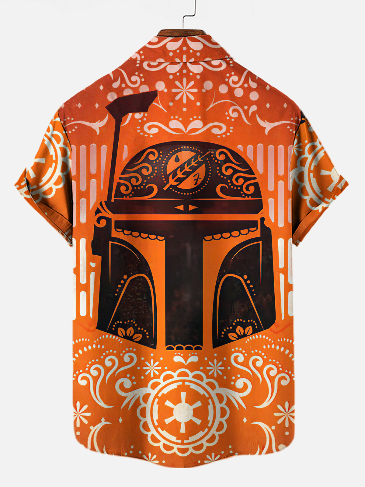 Space Warrior Men's Space War Movie Halloween Short Sleeve Shirt